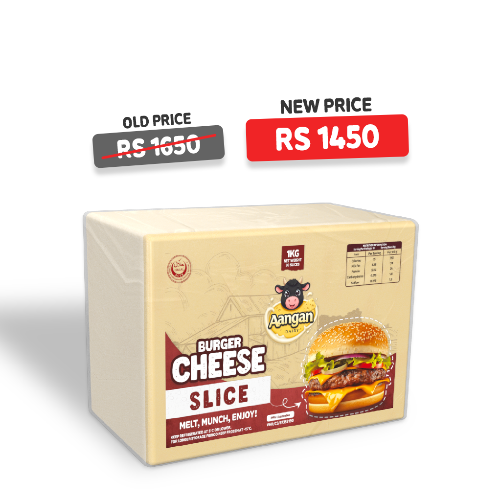 Yellow Burger Slices 1 kg