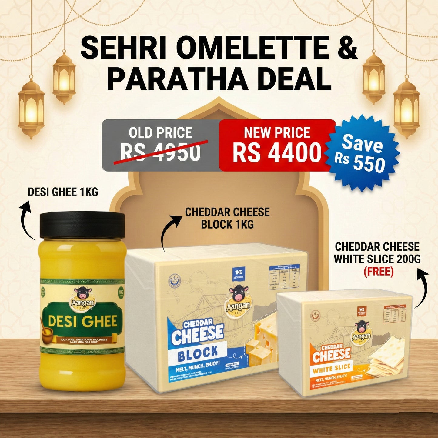 Sehri Omelette & Paratha Deal