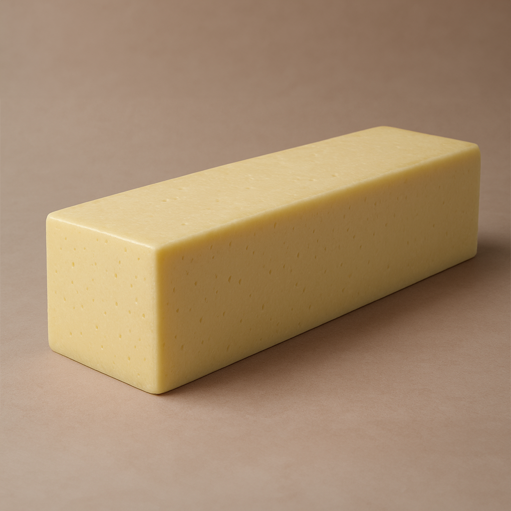 Fresh mozzarella cheese block for pizza and baking – smooth texture, perfect for melting, available in Lahore