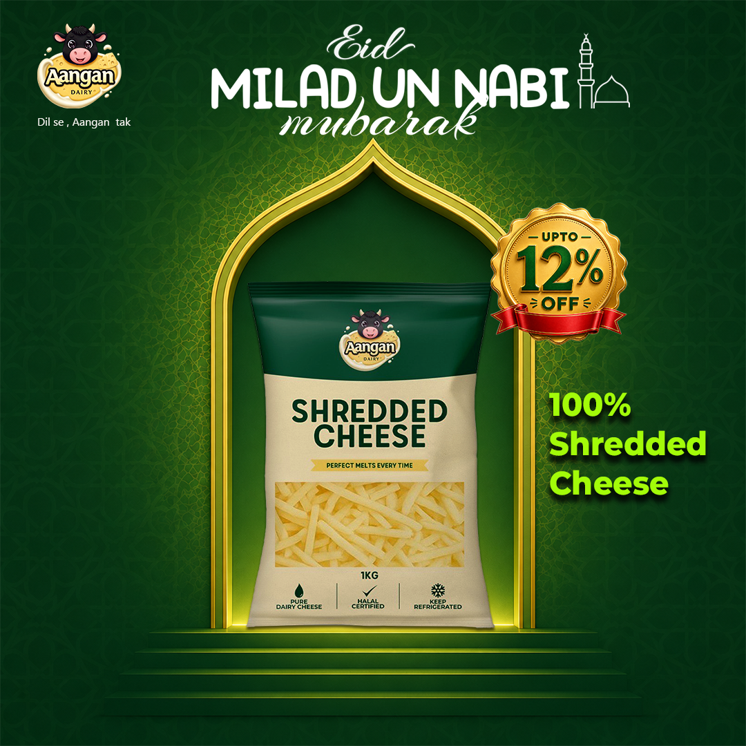 100% Mozzarella Shredded Cheese