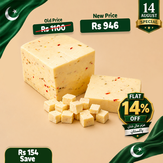 Jalapeno Cheddar Cheese Block 400g
