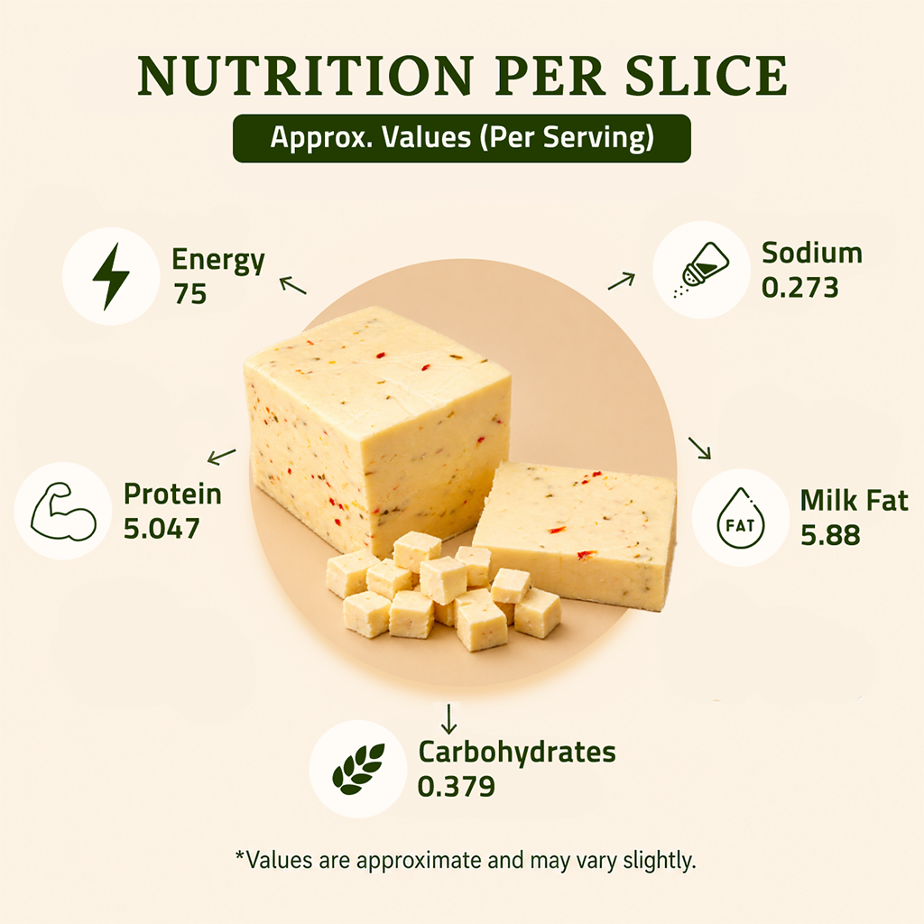 Jalapeno Cheddar Cheese Block 400g