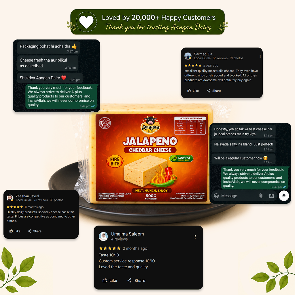 Jalapeno Cheddar Cheese Block 400g