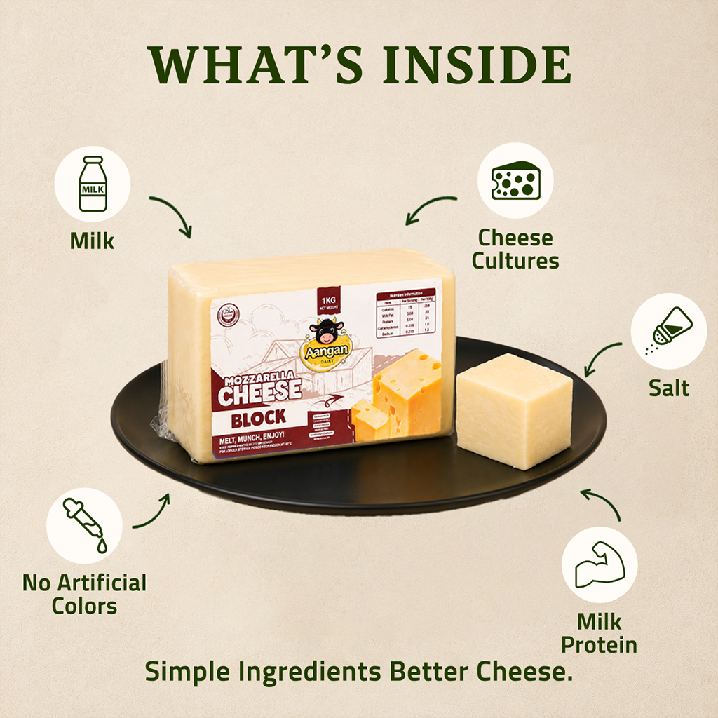 Mozzarella Cheese Block