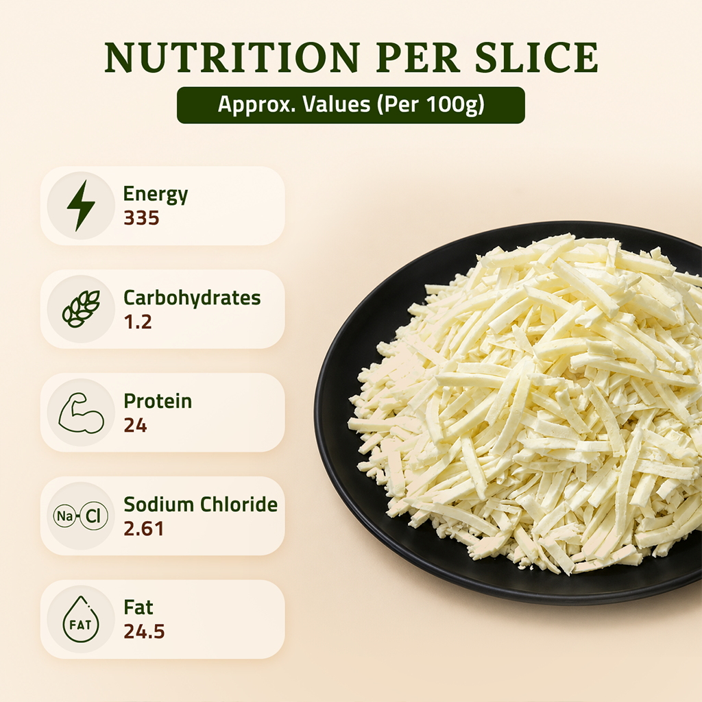 100% Mozzarella Shredded Cheese