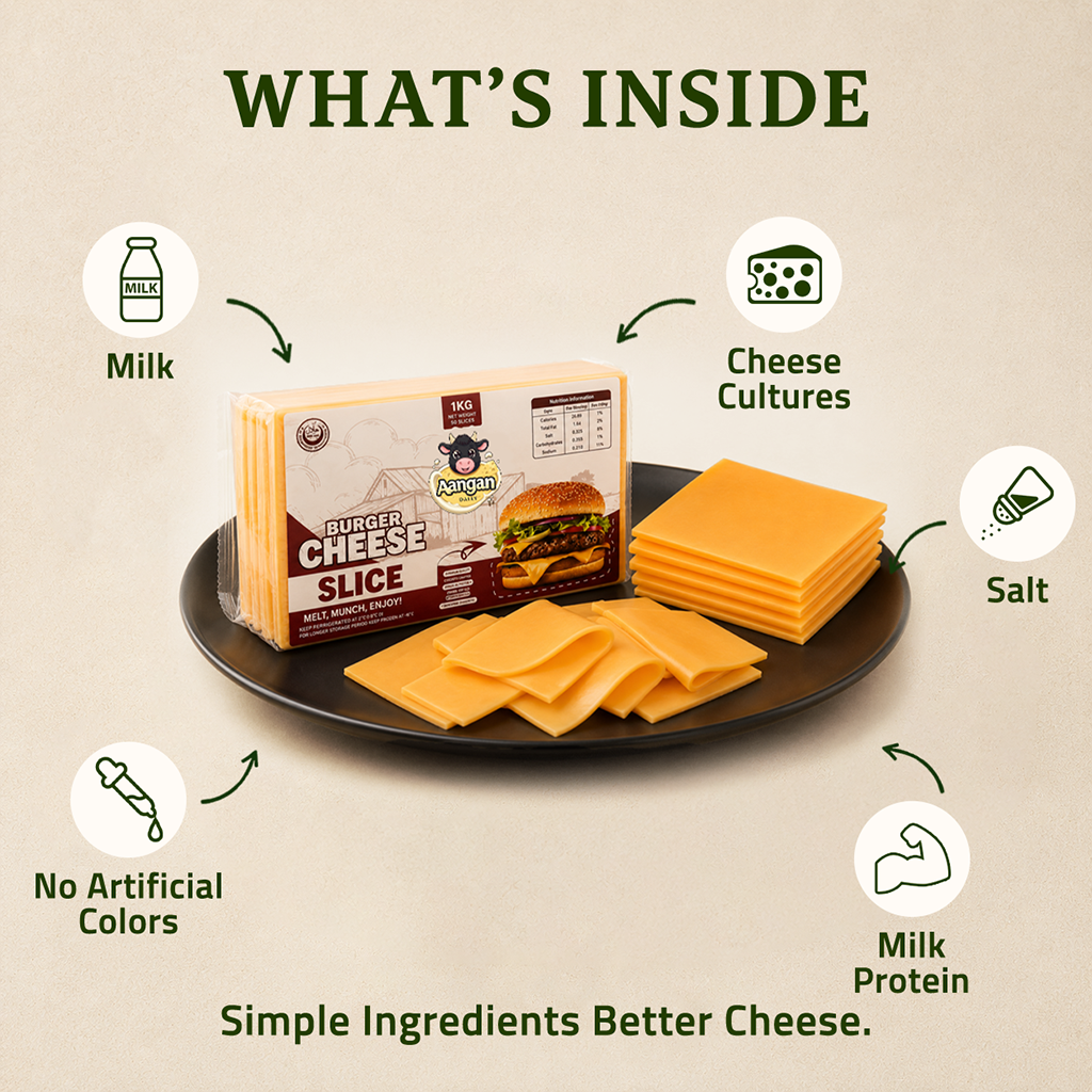 Yellow Burger Slices 1 kg