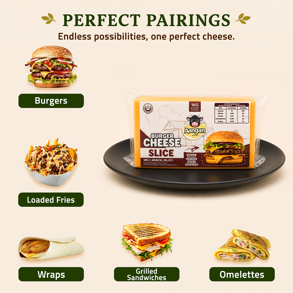 Yellow Burger Slices 1 kg